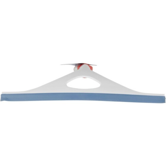 Wiper kaca Vileda, gagang fleksibel antiselip, desain ergonomis, skema warna putih dan merah, dimensi: 3,6 x 24 x 26,7 cm. (Nomor produk 151150)